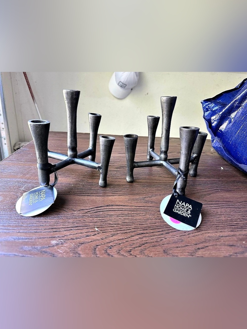 Napa Home & Garden Round 5-Taper Candelabra Set of 2